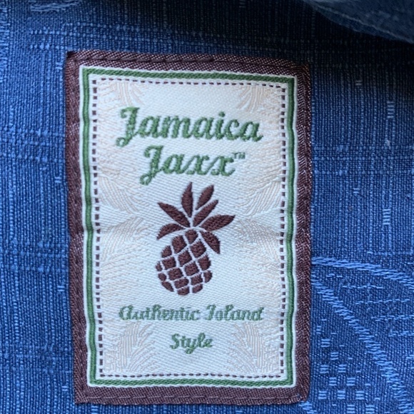 Jamaica Jaxx 100% Silk Tropical Hawaiian Casual SS Button Up Shirt Mens XL #122B - Picture 6 of 9